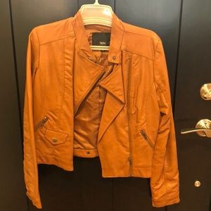 Brown “leather” jacket